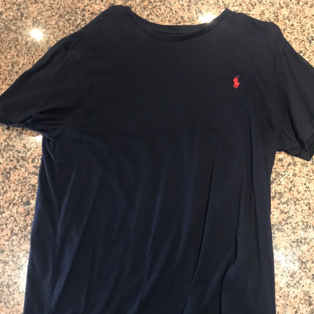 Navy polo shirt